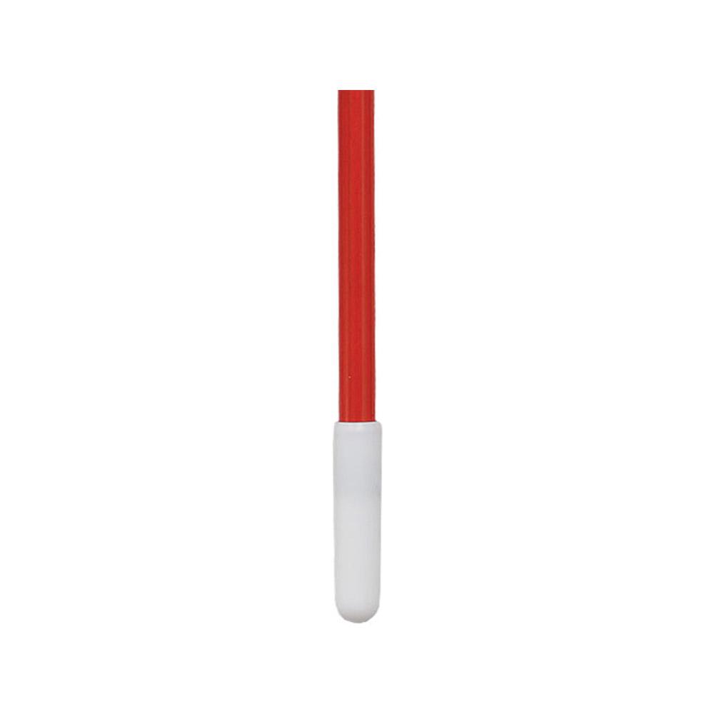 Royal Canes Sight Sensing Rubber Handle Stick With 4-Section Folding White and Red Reflective Shaft