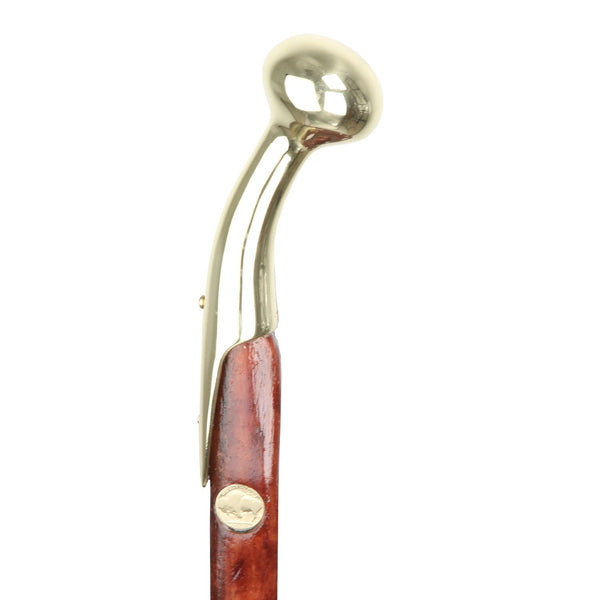 Royal Canes Bull Penis Brass Hame Handle Walking Stick