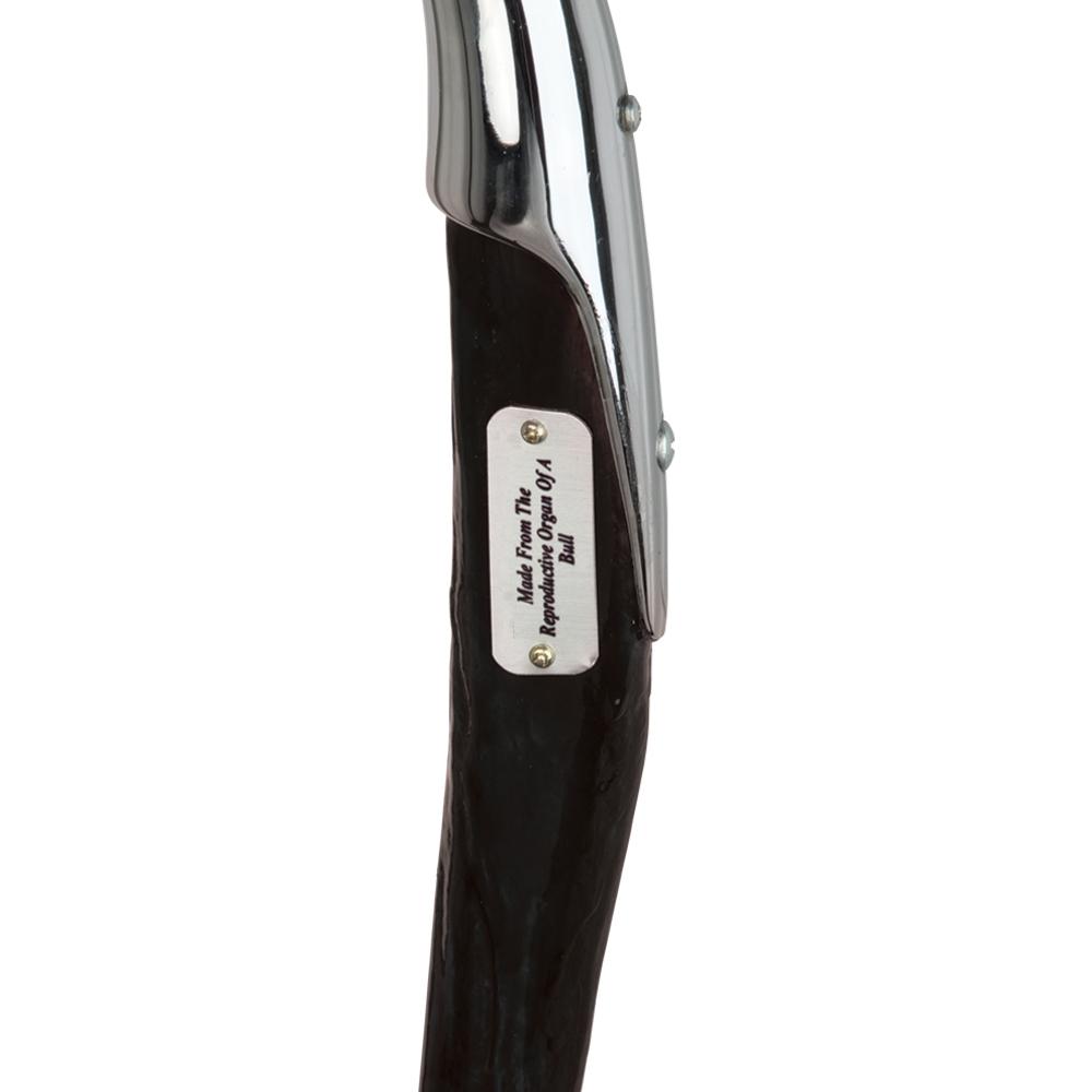 Royal Canes Bull Penis Silver Hame Handle Walking Cane