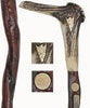 Royal Canes Elk Horn Handle with Bull Penis Shaft Walking Cane