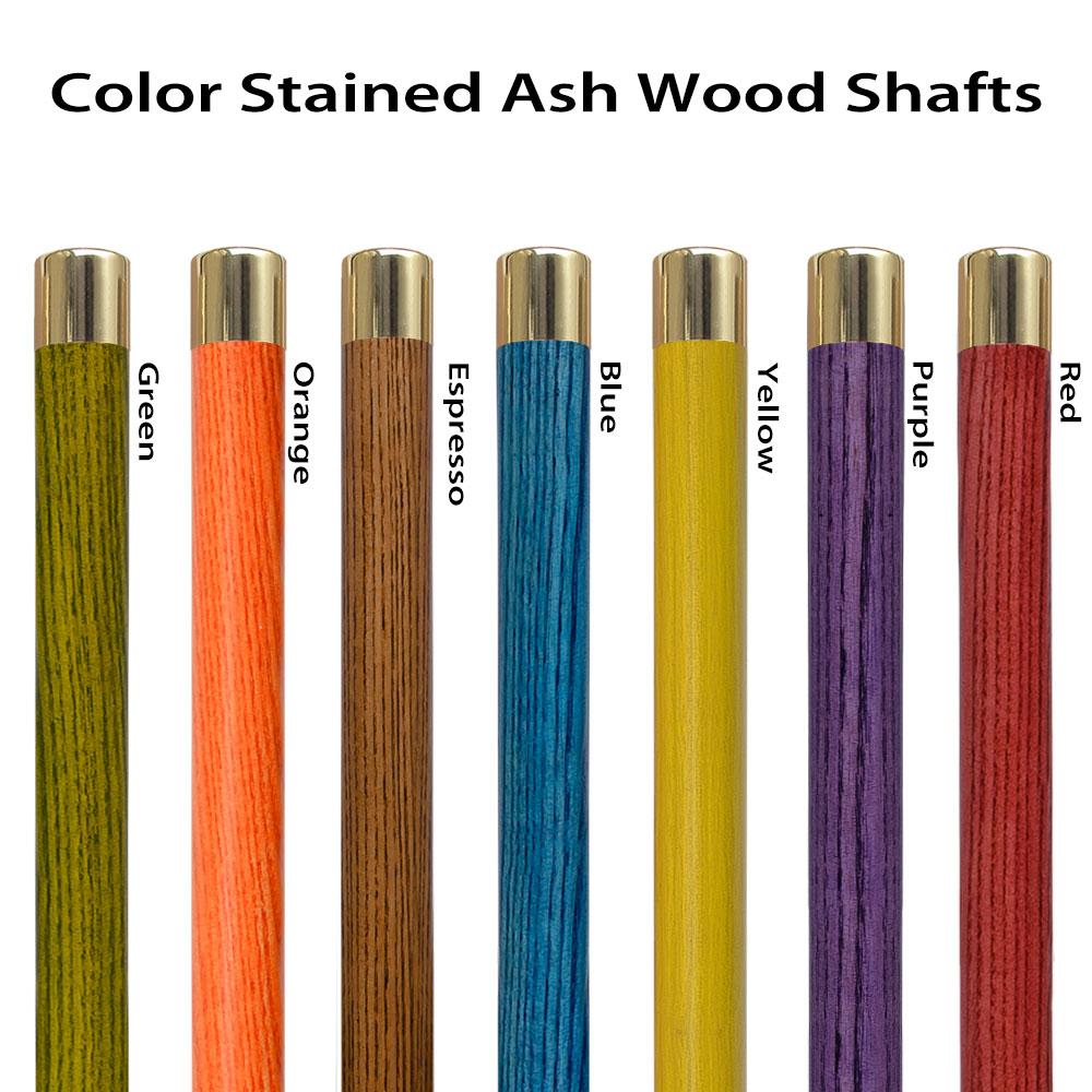 Royal Canes Checkered Racing Flags Red Round Knob Cane w/ Custom Color Ash Shaft & Collar