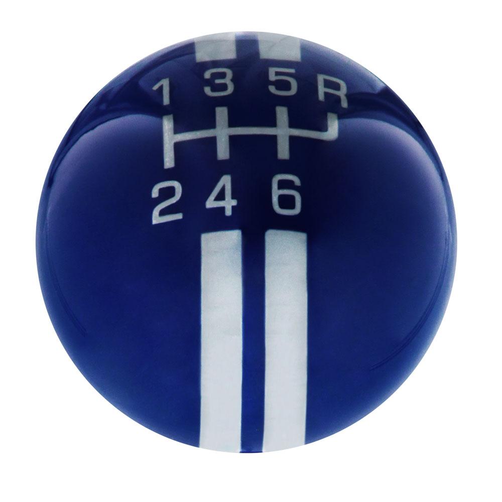 Royal Canes Dark Blue & Pearl Gray Rally Shift Round Knob Cane w/ Custom Wood Shaft & Collar