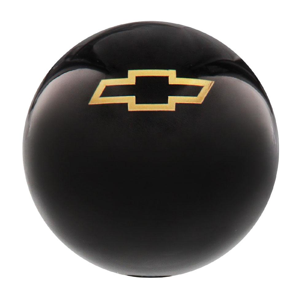 Royal Canes Licensed Chevy Classic Emblem Black Round Knob Cane w/ Custom Wood Shaft & Collar