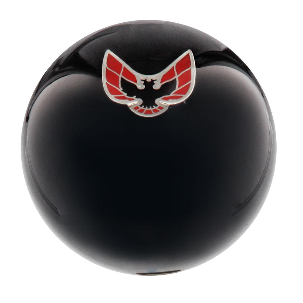 Royal Canes Licensed Firebird Emblem Black Round Knob Cane w/ Custom Wood Shaft & Collar