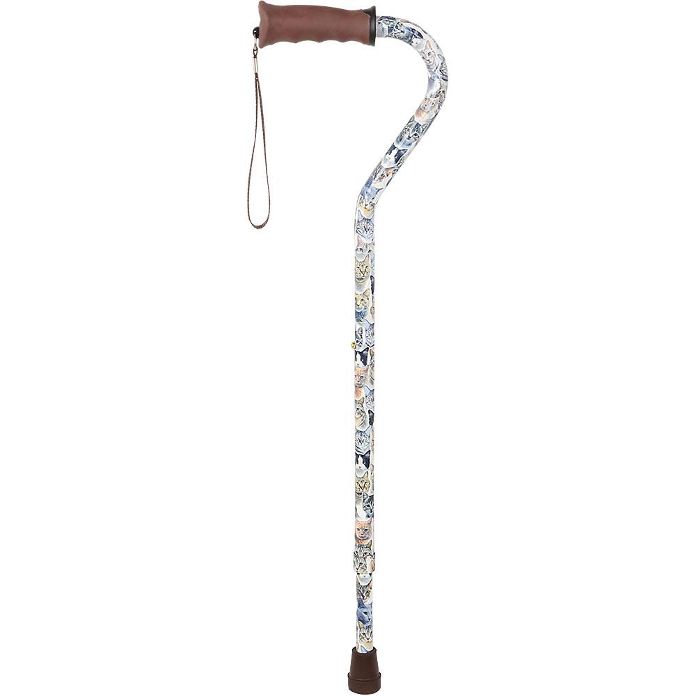 Royal Canes Cats Adjustable Offset Walking Cane with Comfort Grip