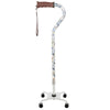 Royal Canes Cats Convertible Quad Base Walking Cane with Comfort Grip - Adjustable Shaft