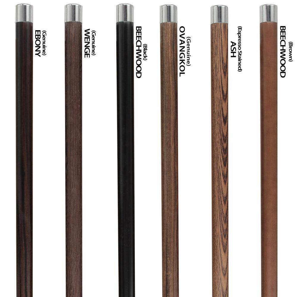 Royal Canes Chrome Plated Snake Handle Walking Cane w/ Custom Shaft and Collar