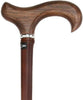 Royal Canes Walnut Derby Handle Cane with Dark Bamboo Shaft