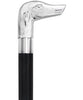 Royal Canes Chrome Plated Dog Handle Walking Cane w/ Custom Shaft and Collar