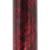 Royal Canes Extra Long Burgundy Swirl Palm-Grip Walking Cane w/ Adjustable Aluminum Shaft & Wooden C