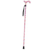 Royal Canes Daisy Meadows Designer Folding Adjustable Derby Walking Cane with Engraved Collar