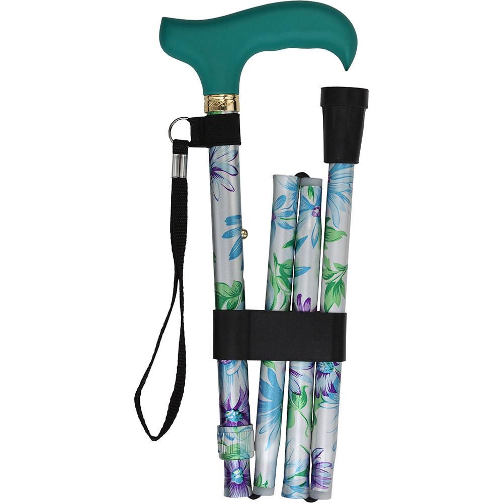 Royal Canes Glorious Gardens Adjustable Folding Cane