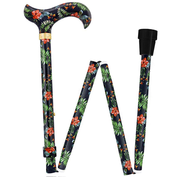 Royal Canes Island Way Designer Folding Adjustable Cane