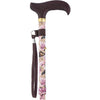 Royal Canes Lily and Butterfly Folding Adjustable Derby Walking Cane
