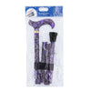 Royal Canes Purple Majesty Adjustable Folding Designer Derby Cane with Retractable Ice tip