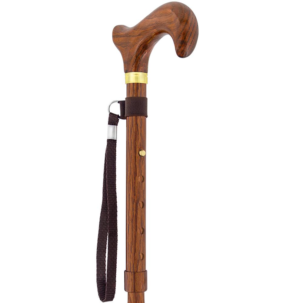 Royal Canes Realistic Wood Designer Folding Adjustable Walking Cane
