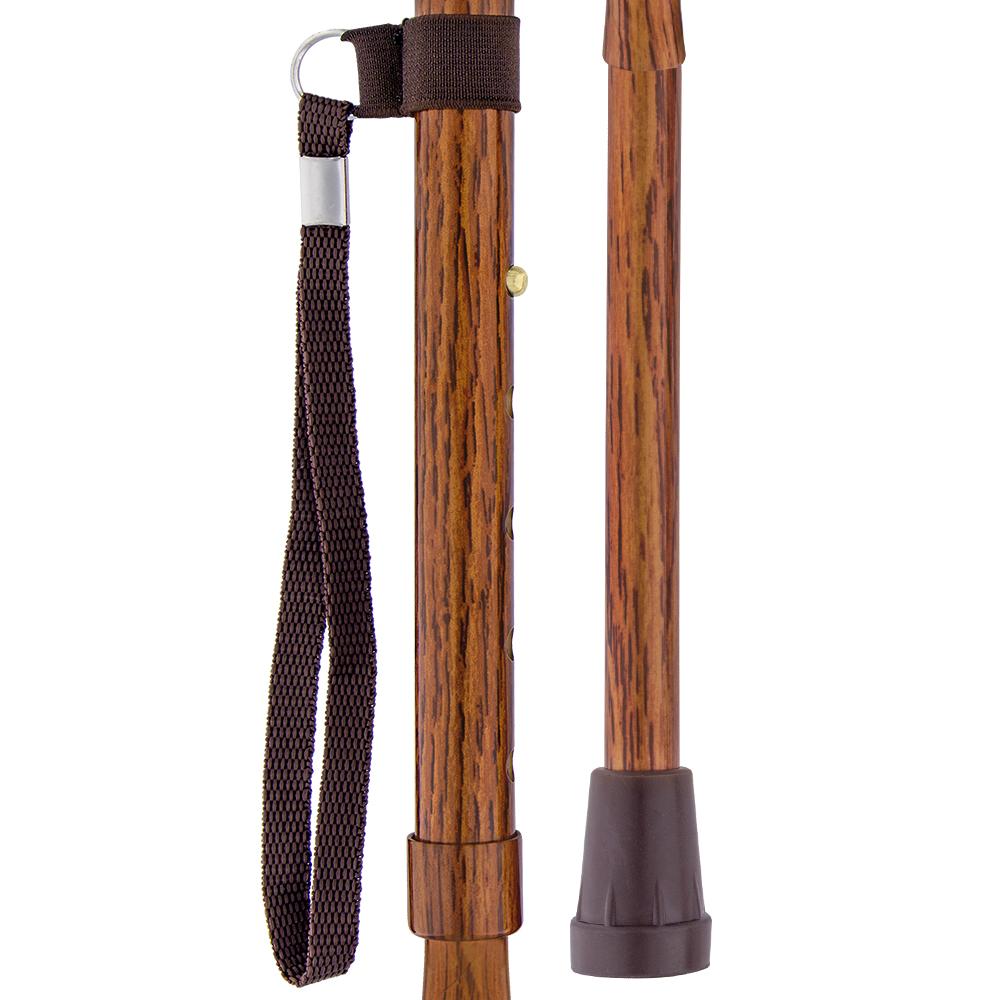 Royal Canes Realistic Wood Designer Folding Adjustable Walking Cane