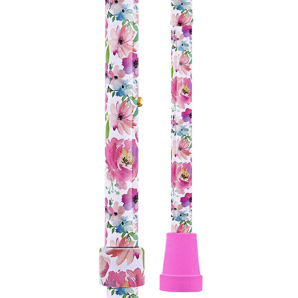 Vivienne May: Watercolor Flowers, Folding Cane Patterned Handle