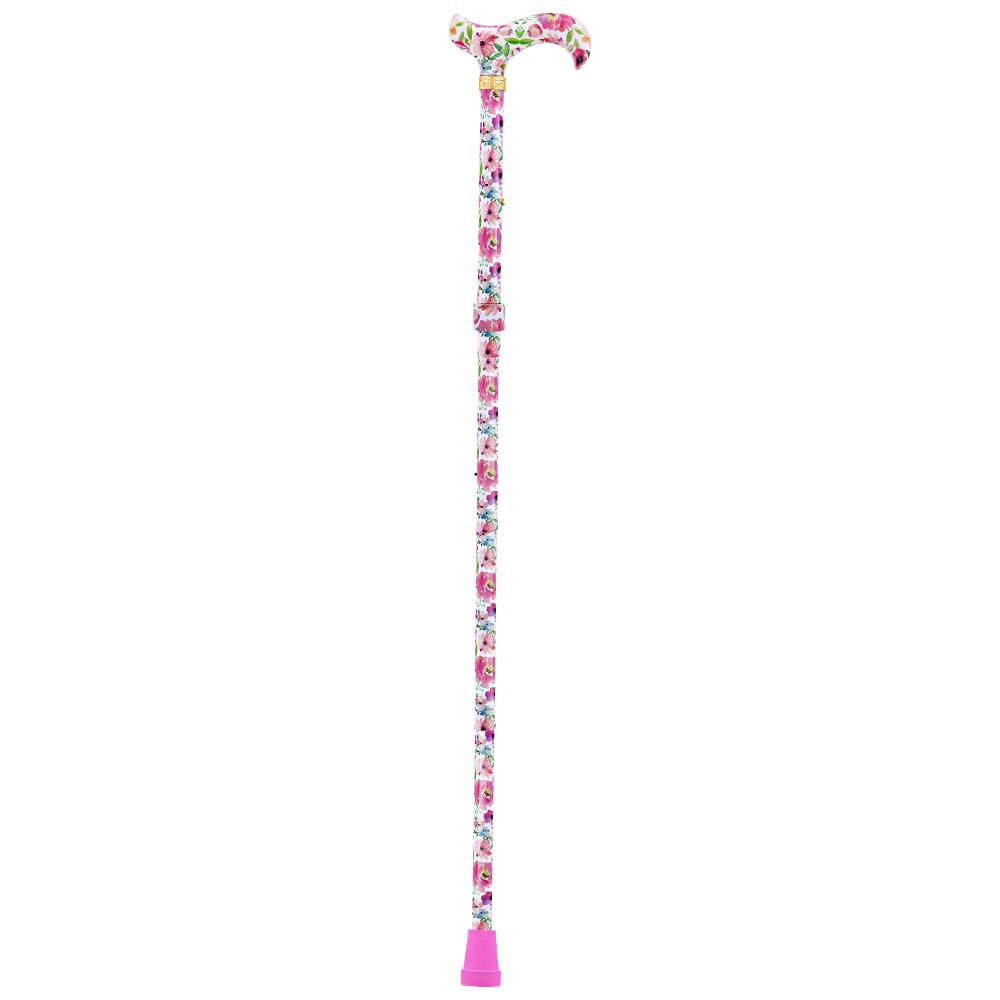 Vivienne May: Watercolor Flowers, Folding Cane Patterned Handle