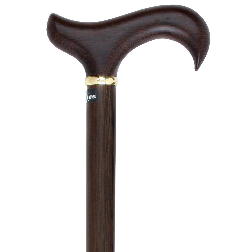 Scratch & Dent Wenge 3 Piece Folding Derby Walking Cane With