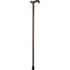 Royal Canes Wenge 3 Piece Folding Derby Walking Cane With Wenge Wood Shaft and Brass Collar