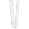 Royal Canes White Adjustable Folding Cane with T Shape Handle