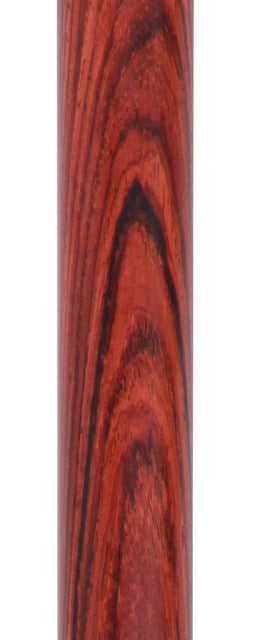 Royal Canes Fritz Walking Cane With Cocobolo Wood Shaft and Braided Pewter Collar