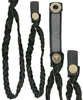 Royal Canes Black Soft Suede Strap w/Snap Off Clip