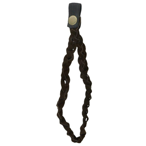Royal Canes Brown Soft Suede Strap w/ Snap Off Clip