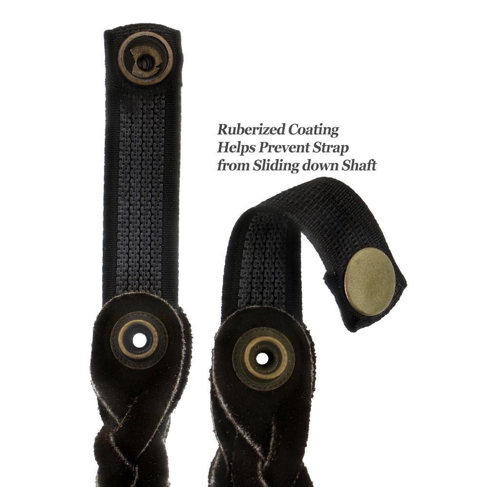 Royal Canes Brown Soft Suede Strap w/ Snap Off Clip