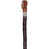 Royal Canes Genuine Blackthorn Wood Derby Walking Cane With Beech wood Handle and Silver Collar