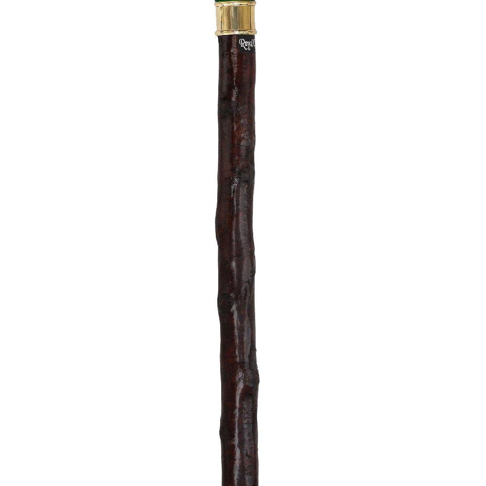 Royal Canes Genuine Blackthorn Wood Derby Walking Cane With Green Beech wood Handle and Shamrock