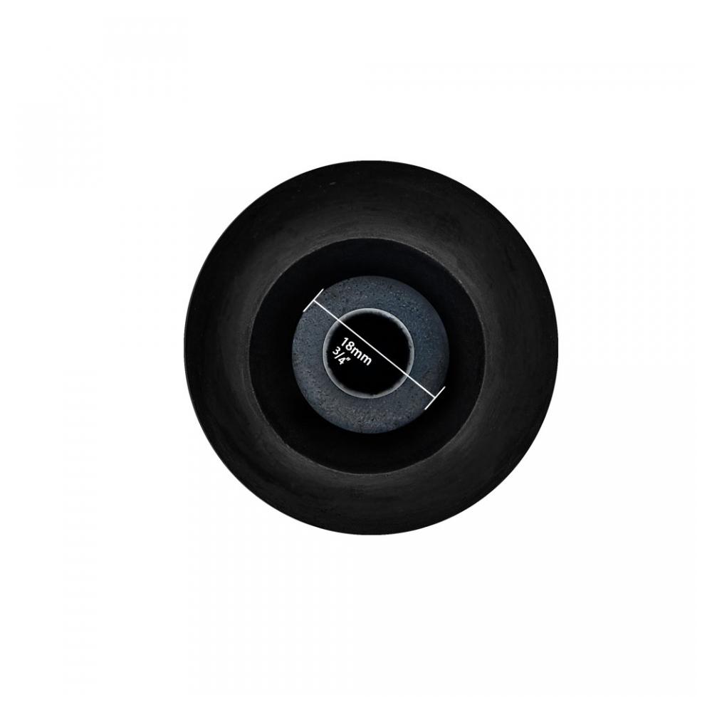 Royal Canes 18mm Non Marking Extra Large Pivoting Rubber Cane and Crutch Tip