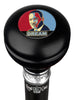 Royal Canes Martin Luther King "I have a dream" Round Knob Walking Stick w/ Black Beechwood Shaft & Pewter Collar