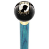 Royal Canes POW-MIA Black Round Knob Cane w/ Custom Color Ash Shaft & Collar