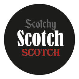 Royal Canes Scotchy Scotch Top Walking Stick w/ Black Beechwood Shaft & Pewter Collar
