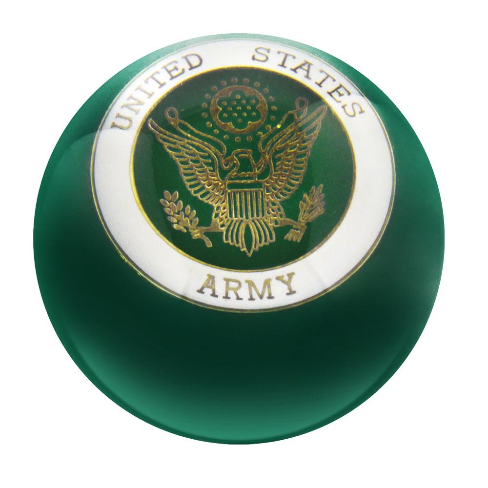 Royal Canes U.S. Army Green Round Knob Cane w/ Custom Color Ash Shaft & Collar