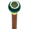 Royal Canes U.S. Army Green Round Knob Cane w/ Custom Wood Shaft & Collar