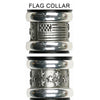 Royal Canes Yin & Yang Symbol Knob Walking Stick w/ Black Beechwood Shaft & Pewter Collar