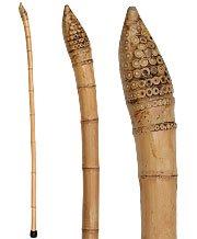 Royal Canes Bamboo Root Knob Hiking Staff