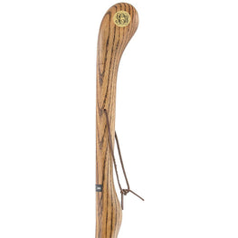 Royal Canes Brown Ash Riverbend Hiking Staff with Engraving