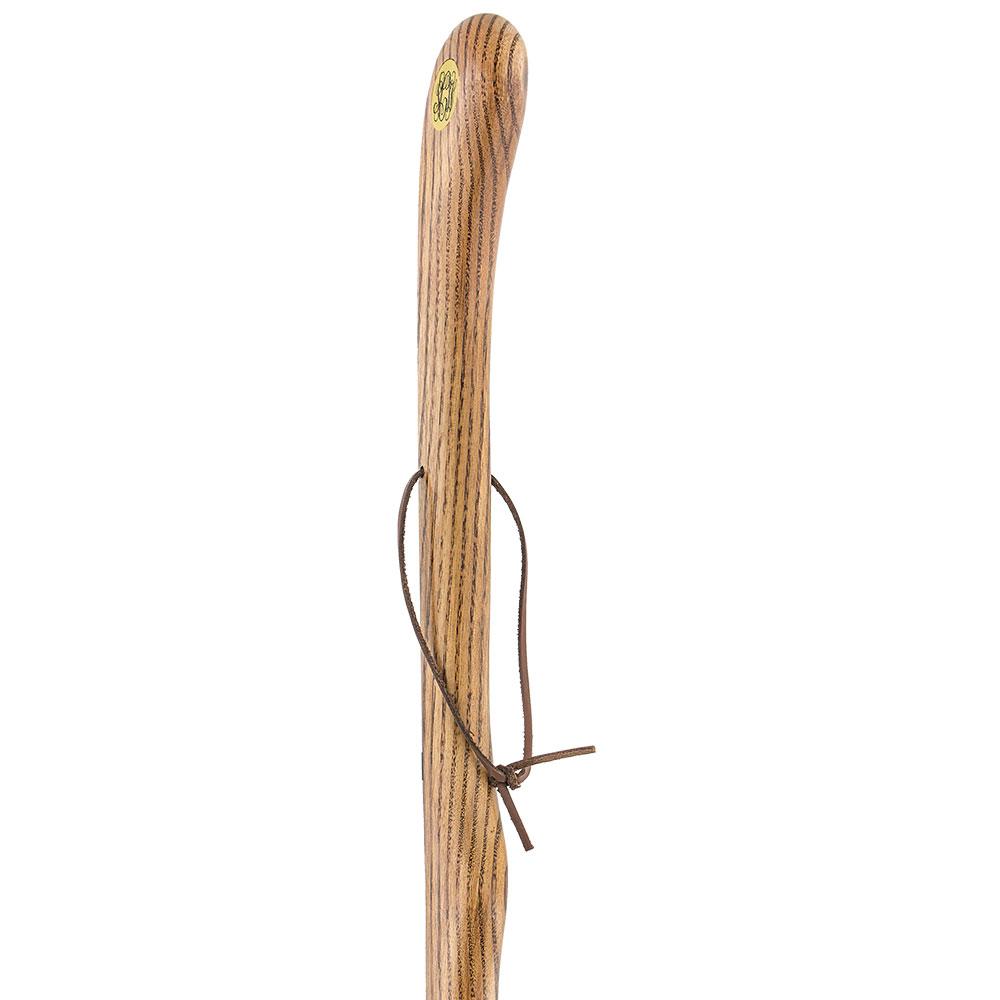 Royal Canes Brown Ash Riverbend Hiking Staff with Engraving