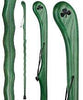 Royal Canes Shamrock Engraved - Green Ash Riverbend Hiking Staff