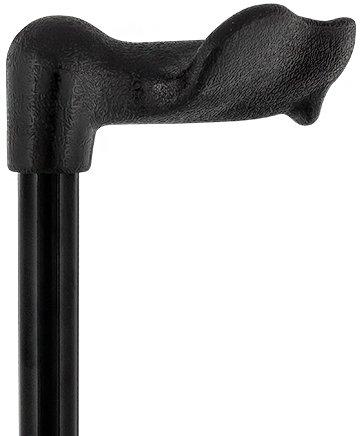 Comfort Grip Black Adjustable Folding Walking Cane – Fashionable Canes