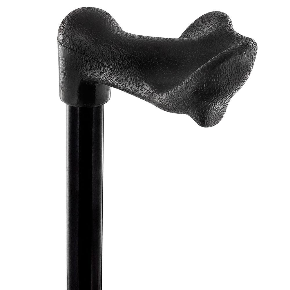 ERGONOMIC Extra Wide molded handle straight adjustable walking