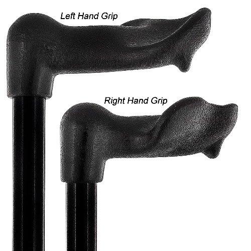 Adjustable Comfort Palm Grip Cane: Sleek Aluminum Shaft