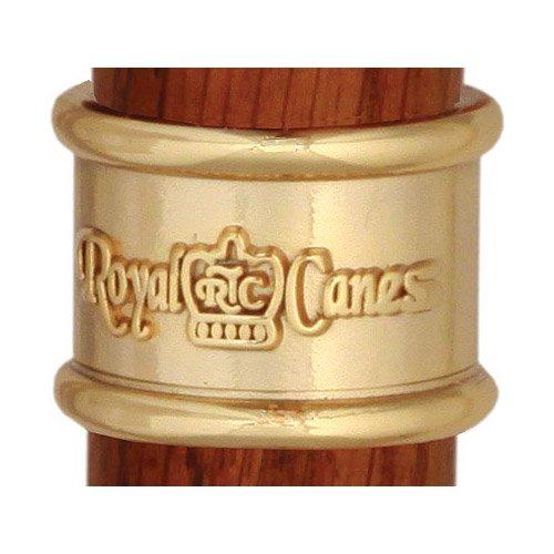 Royal Canes Oak Palm Grip Walking Cane With Oak wood Shaft and Brass Collar
