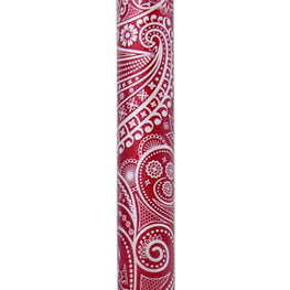 Royal Canes Scarlet Pearlz w/ Rhinestone Collar and Scarlet Swirl Designer Adjustable Cane