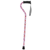 Royal Canes Daisy Meadows Aluminum Convertible Quad Walking Cane with Comfort Grip - Adjustable Shaft