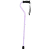Royal Canes Pink Pastel Rose Aluminum Convertible Quad Walking Cane with Comfort Grip - Adjustable Shaft